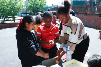 Seed bomb making at Dale Primary School, Derby