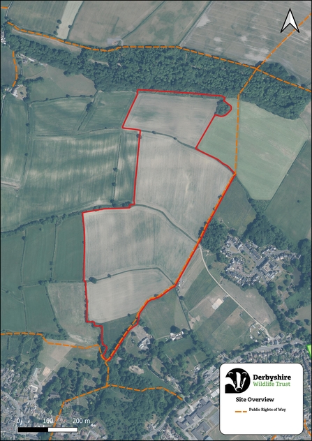 Old Whittington Map