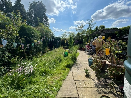 Photograph of Jane Massam's open garden fundraiser