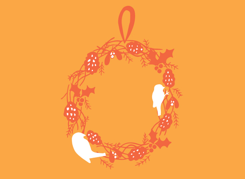 xmas wreath for birds